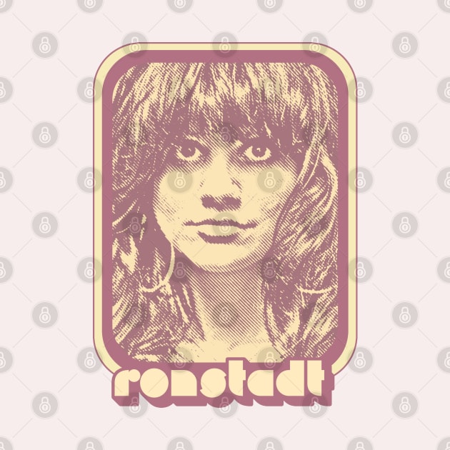 Linda Ronstadt /// Retro 70s Style Fan Art Design by DankFutura