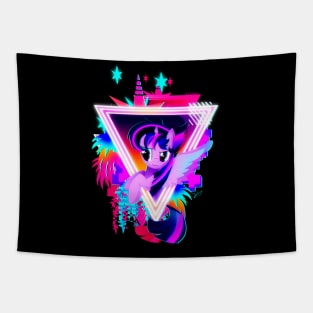 Neon Twilight Sparkle Tapestry