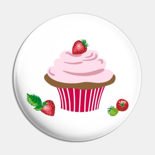 Strawberry Cake Pin