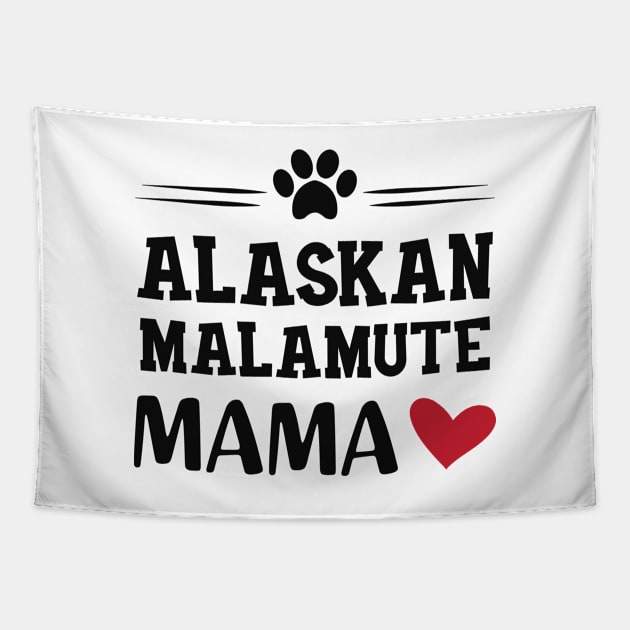 Alaskan Malamute Mama Tapestry by KC Happy Shop