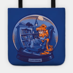 I Love Books and Cats Tote