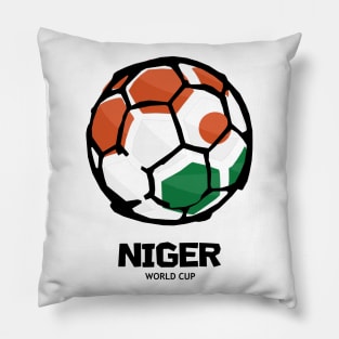 Niger Football Country Flag Pillow