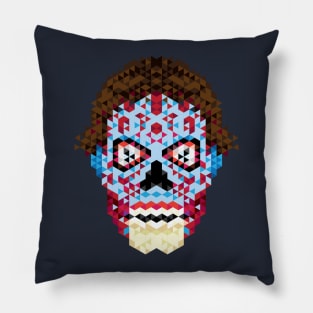 Mind control Alien - Triangular Pixellation Pillow