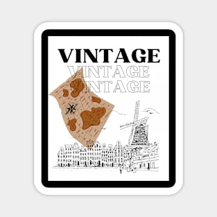 Vintage Vibes Magnet