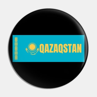 Qazaqstan Flag Pin