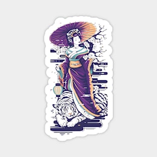 Geisha tiger shogun’s Geisha 87015 Magnet