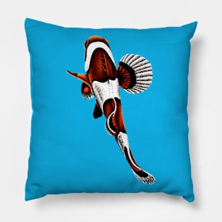 Orange clownfish Pillow