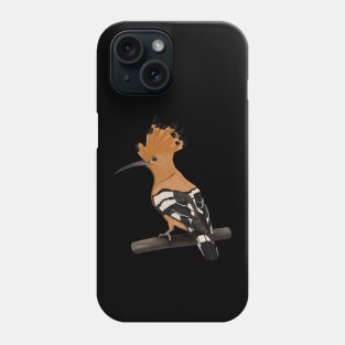 Hoopoe Bird Art Birdlover Birdwatcher Animal Ornithologist Phone Case