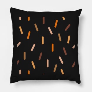 Sprinkle Confetti Orange Chunkies Pillow