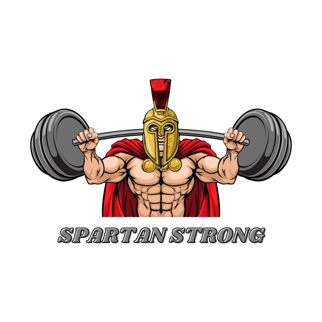 Sparta Strong Gym Fitnes Lover by Crazy.Prints.Store