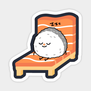 Funny sushi relaxes Magnet