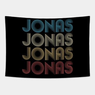 Vintage Jonas First Given Name Pride Retro Pattern Tapestry