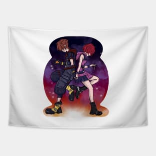 Kingdom Hearts - Sora and Kairi Tapestry