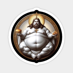 Obese Jesus Magnet