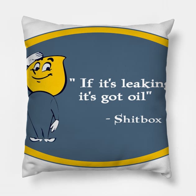 Leaking oil Pillow by WolfWerksVWstuff