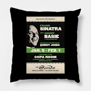 Frank Sinatra - Count Basie - Sinatra at the Sands - Las Vegas - 1966 Pillow