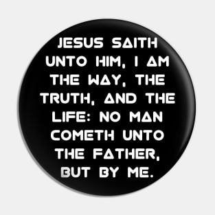 John 14:6 KJV Text Pin