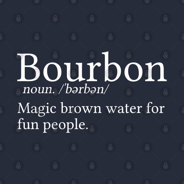 Funny Bourbon Lover Gift Bourbon Definition by kmcollectible