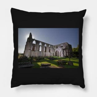 Bolton Abbey under a Moonlit Night Pillow