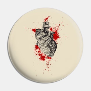 Bloody Heart Pin