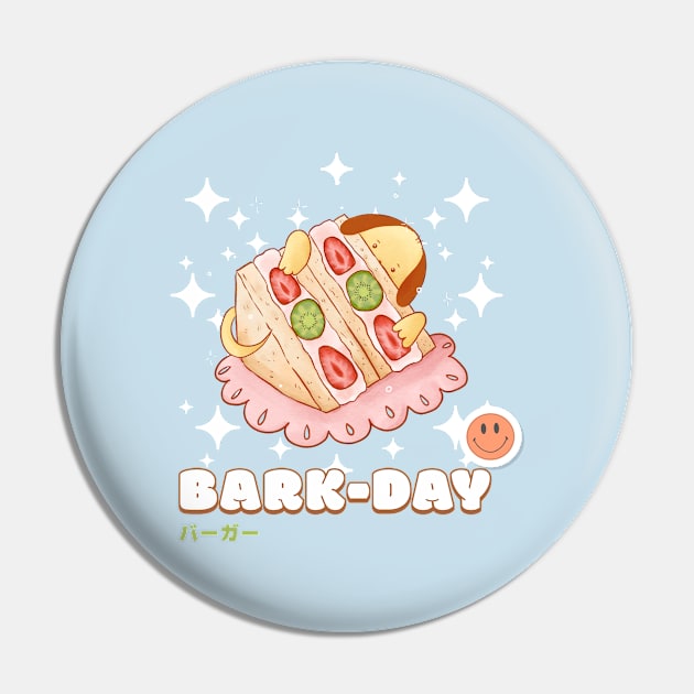 Happy Barkday - Dog Puns Pin by cheesefries