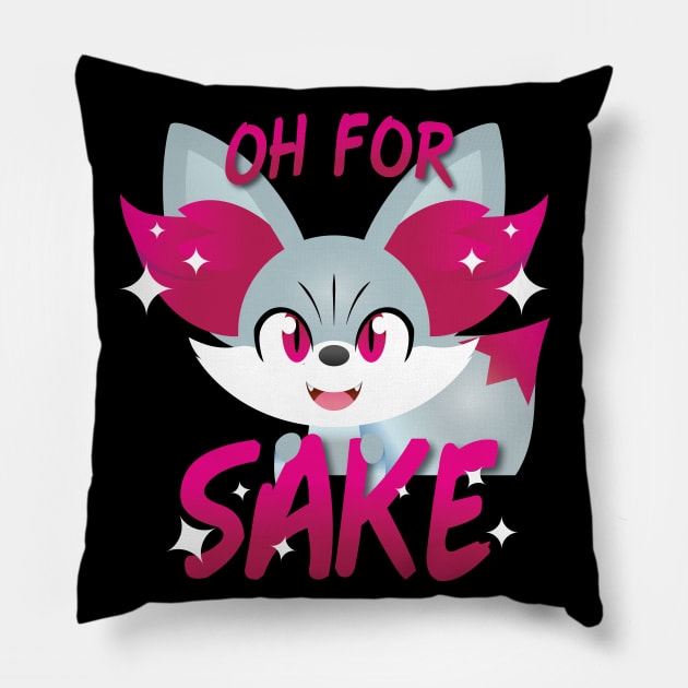 Oh for Fox sakes *Shiny* Pillow by nadychan