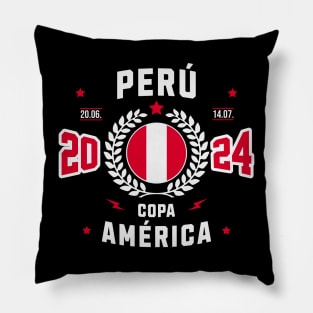 Perú Copa America 2024 Fan Tee - Passion and Pride Pillow