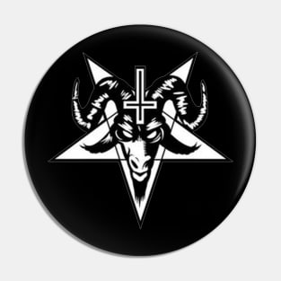 Baphomet Pentagram Pin