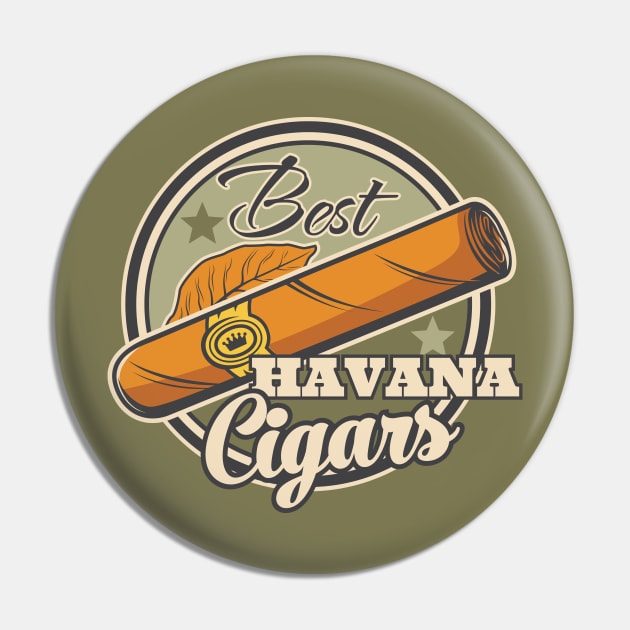 Best Havana Cigars Pin by JunkyDotCom