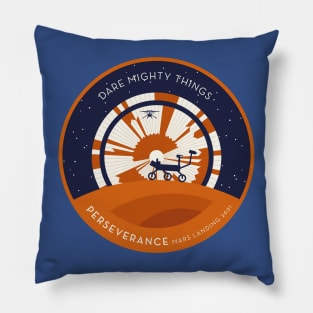Mars Perseverance Rover Parachute (all backgrounds) Pillow
