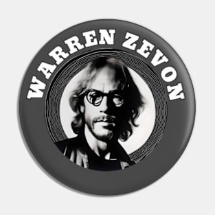 Warren Zevon Pin