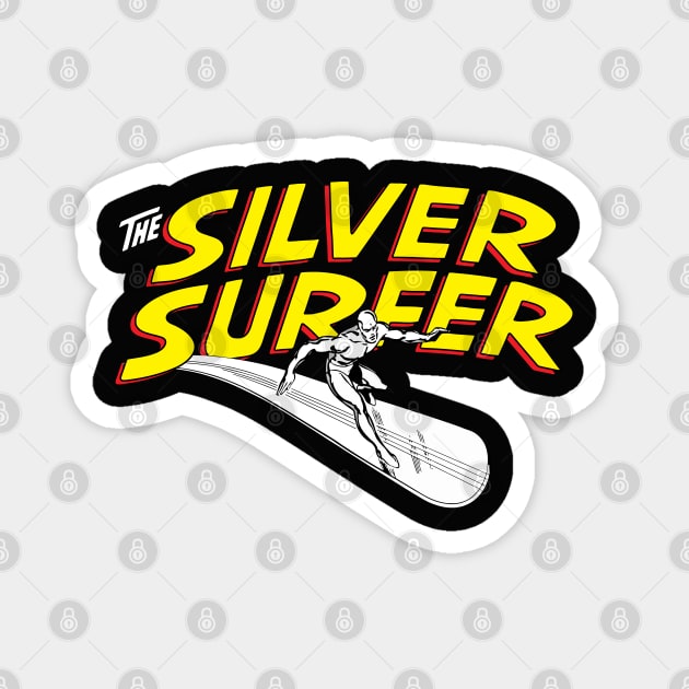 Classic Silver Surfer V2 Magnet by TonieTee