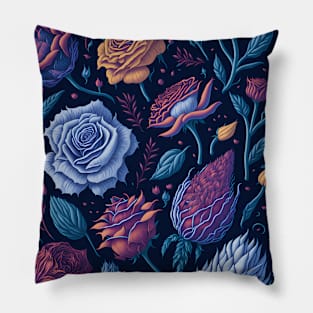 Timeless Floral Wildflower Pattern Pillow