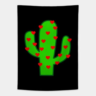 Cactus In Love Tapestry