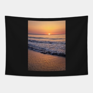 Summer Ocean Sunset Tapestry