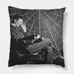 Nikola Tesla Pillow