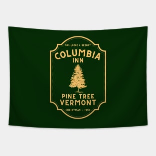 White Christmas: Columbia Inn (Gold) Tapestry