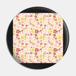 FUN AND BRIGHT DREAMY FLORALS RED Pin