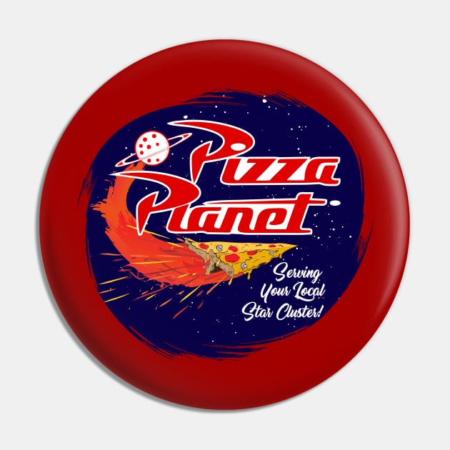 Pizza Planet Pin by ThreeHaresWares