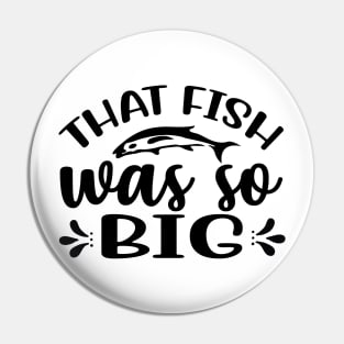 Wishing I Was Fishing - Less Talk More Fishing - Gift For Fishing Lovers, Fisherman - Black And White Simple Font Pin