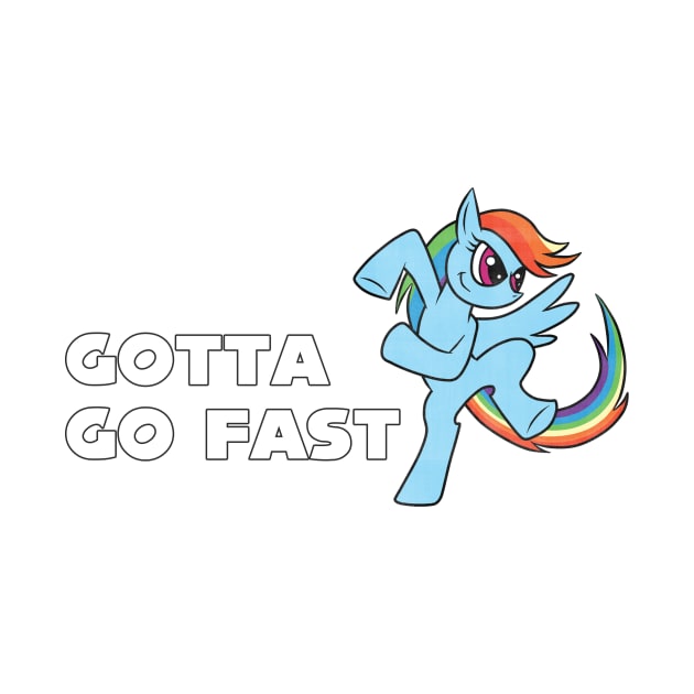 My Little Pony - Rainbow Dash - Gotta Go Fast by Kaiserin