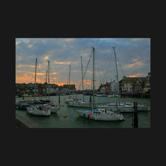 Weymouth Harbour at Dusk by RedHillDigital