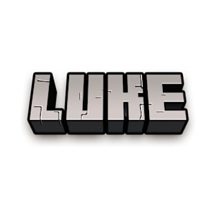 Luke - Custom Minecraft Nametag T-Shirt