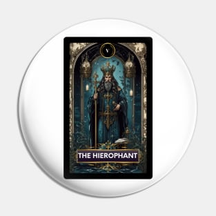 The Hierophant Mermaid Tarot Card Pin