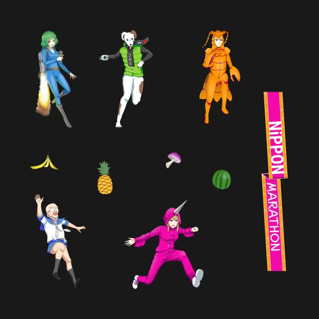 Nippon Marathon Stickers: Let's Party by NipponMarathon