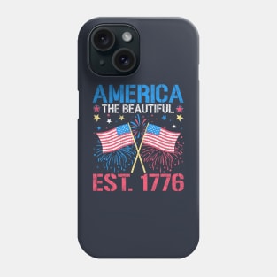 America The Beautiful 1776 Phone Case