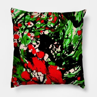 Abstract marble texture liquid design Pillow