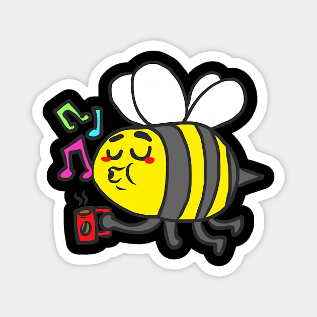 Bumblebee for fat Funny gift bee love for animals Magnet by KK-Royal