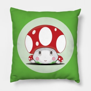 Mushroom Family Pillow