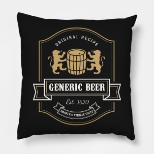 Generic Beer label Pillow